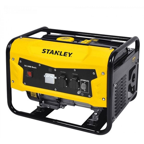 Generator electric STANLEY SG2400,  2400W, 4 timpi, benzina, autonomie 10.2 ore