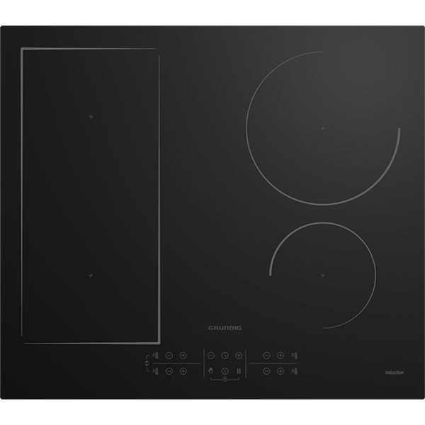 Plita incorporabila GRUNDIG GIEI 623471 MN, Inductie, 4 arzatoare, Touch control, negru