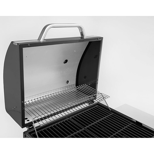 Gratar carbune LANDMANN Dorado 31401, 56 x 42 cm, 2 suprafete, 2 role, negru