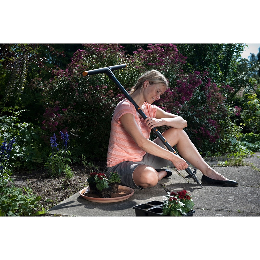 Burghiu de pamant Fiskars QuikDrill M 134720, 110cm, otel