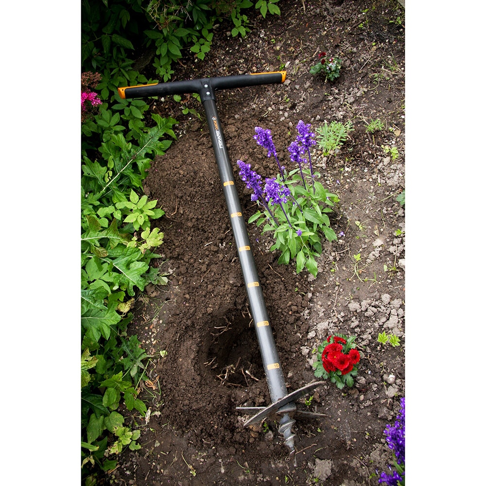 Burghiu de pamant Fiskars QuikDrill M 134720, 110cm, otel