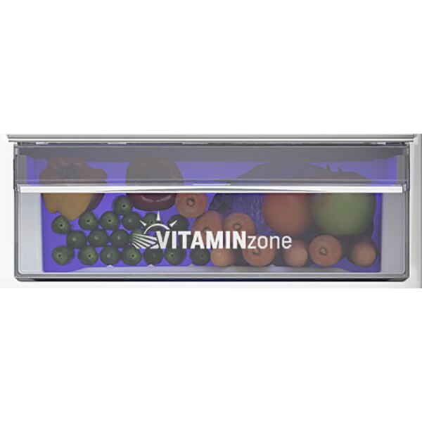 Combina frigorifica GRUNDIG GKNE 262E40 FXN, Cool Plus, 362 l, H 203, Clasa E, inox