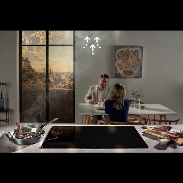 Hota decorativa ELECTROLUX LFV619K, 1 motor, 700 m3/h, L 90 cm, negru