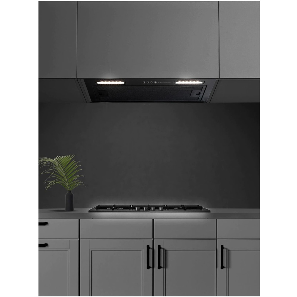 Hota incorporabila TURBIONAIRE Selena 50 B TSL50B, 1 motor, 579 m3/h, L 50 cm, negru