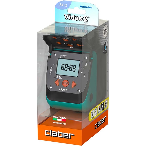 Programator irigare digital CLABER Aquando Video, 24h