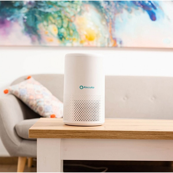 Purificator aer ALECOAIR P14MINIO, 4 trepte viteza, HEPA, alb