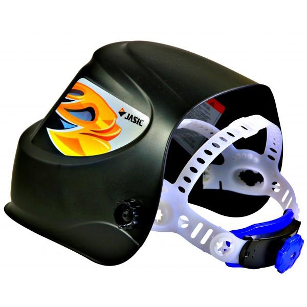 Masca de sudura cu cristale lichide INTENSIV DINO 11, 2 senzori, vizor 90x34mm, incarcare fotovoltaica