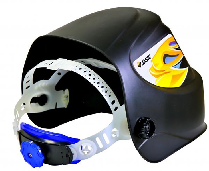 Masca de sudura cu cristale lichide INTENSIV DINO 11, 2 senzori, vizor 90x34mm, incarcare fotovoltaica