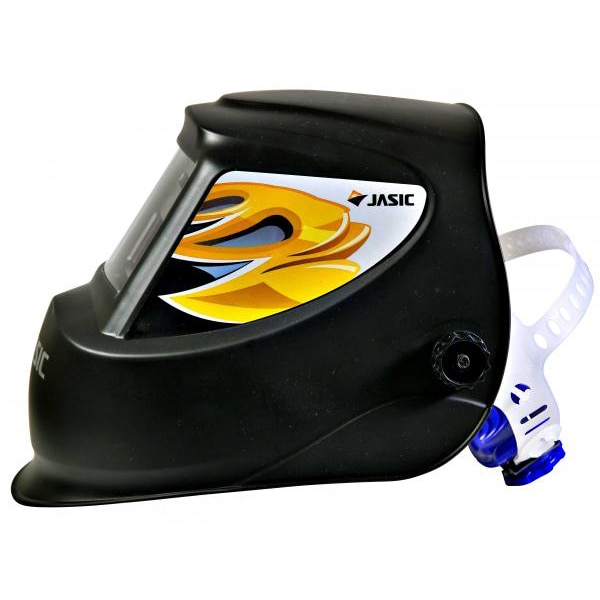 Masca de sudura cu cristale lichide INTENSIV DINO 11, 2 senzori, vizor 90x34mm, incarcare fotovoltaica