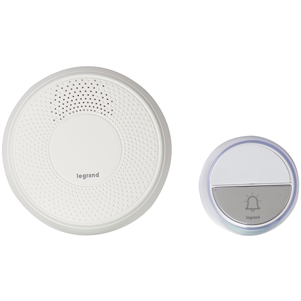 Sonerie wireless LEGRAND Comfort, 100m, alb