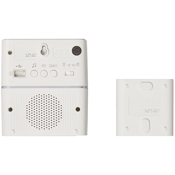 Sonerie wireless LEGRAND Serenity, USB, MP3, 200m, alb