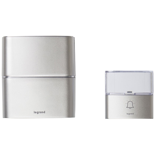 Sonerie wireless LEGRAND Serenity, USB, MP3, 200m, argintiu