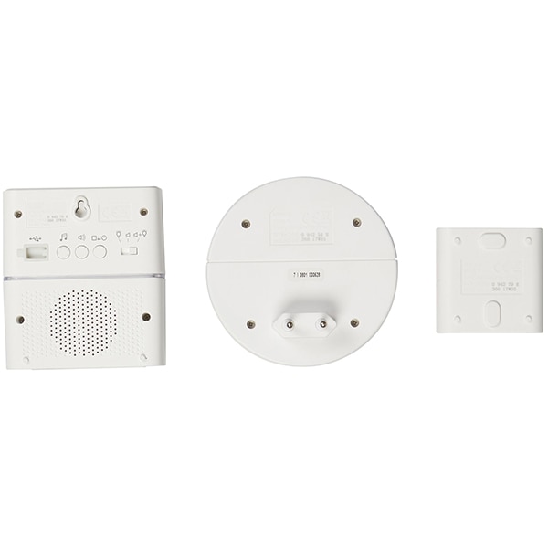 Sonerie dubla wireless LEGRAND Serenity, USB, MP3, 200m, alb