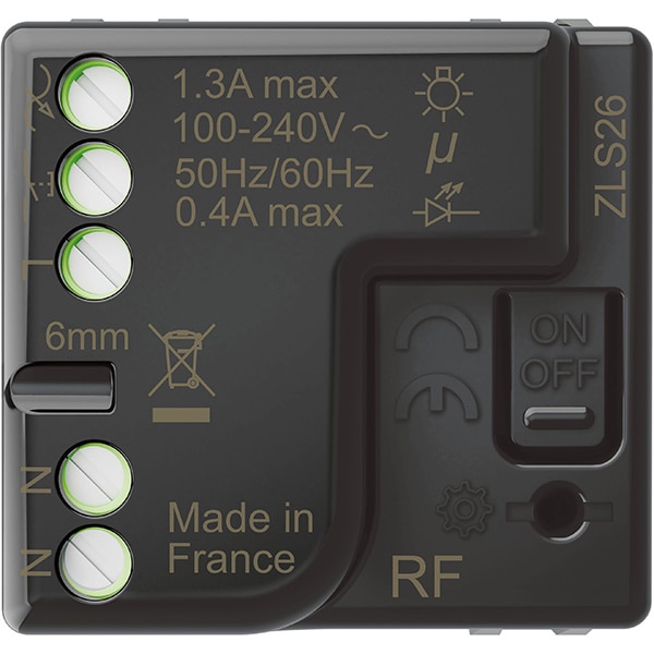 Releu smart LEGRAND L064888, Wi-Fi, ZigBee, negru