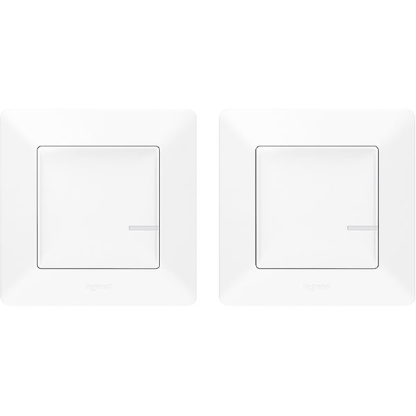 Kit intrerupator cu variator smart LEGRAND L752152, Wi-Fi, ZigBee, alb
