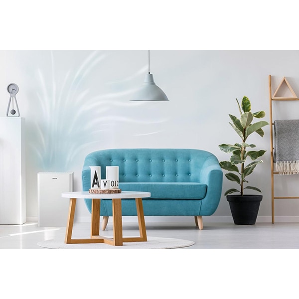 Purificator aer GORENJE OPTIAIR 203M, 4 trepte viteza, HEPA, alb