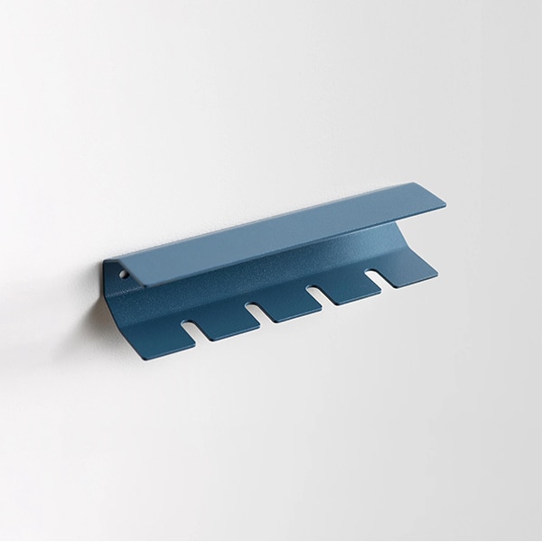 Suport periute de dinti SPIN Jaw, 16cm, albastru inchis