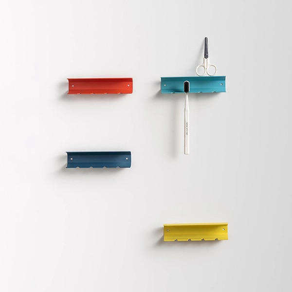 Suport periute de dinti SPIN Jaw, 16cm, albastru rosu