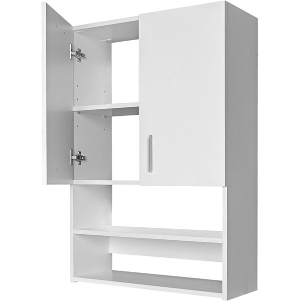 Dulap baie pentru masina de spalat Woodart, 65 x 30 x 95 cm, alb