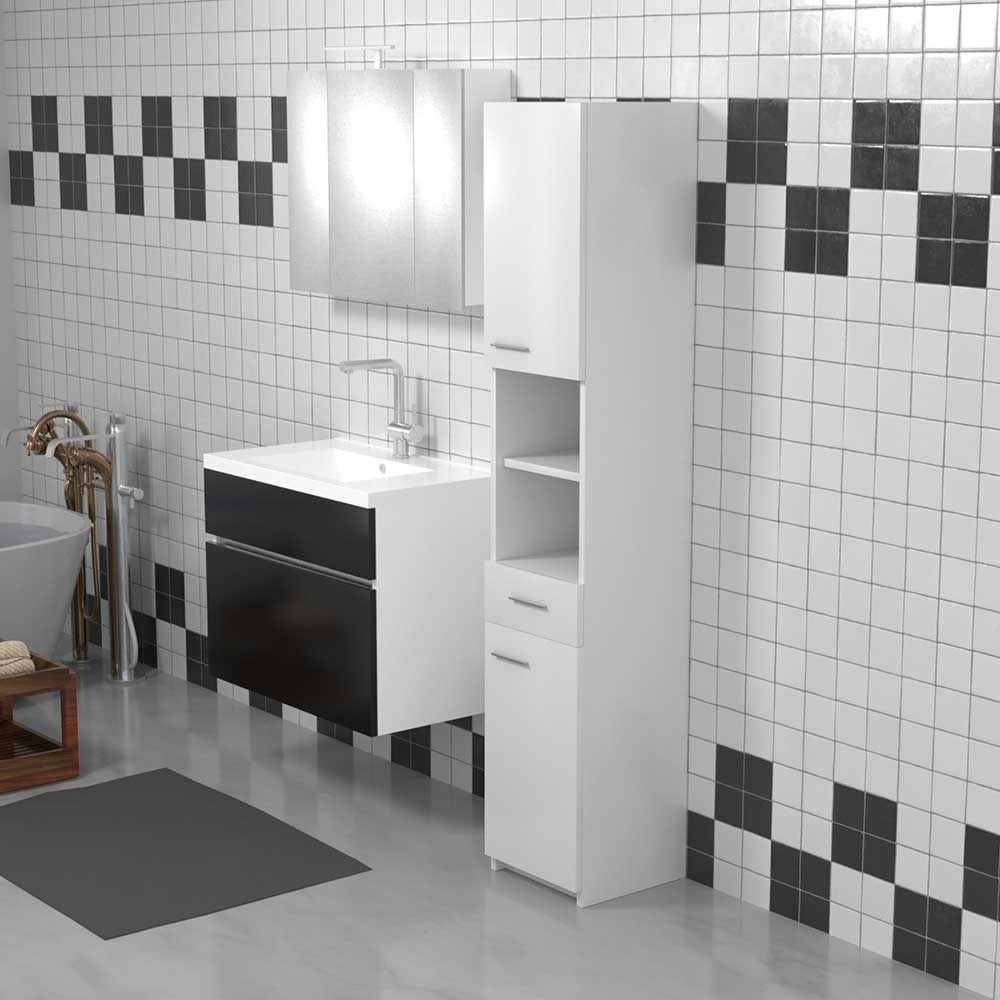 Dulap baie Woodart Vera, 35 x 35 x 190 cm, alb