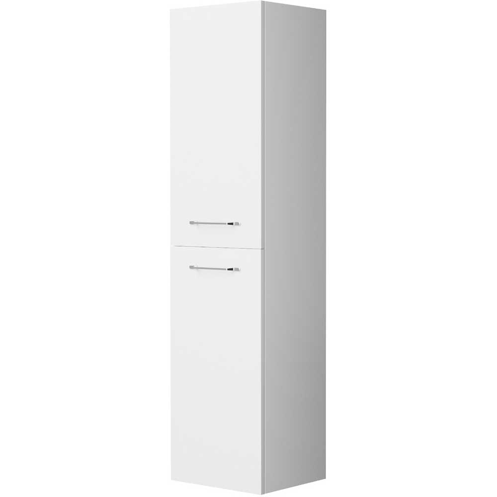 Dulap baie cu cos de rufe suspendat Woodart Vigo, 40 x 35 x 160 cm, alb