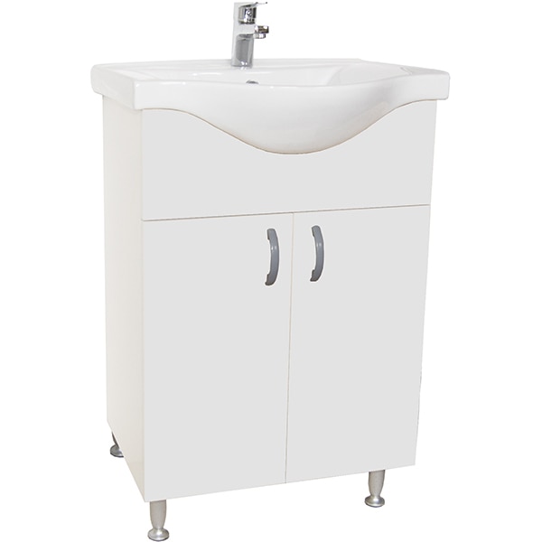 Set masca si lavoar Badenmob Seria 101, 60 x 45 x 81 cm, alb