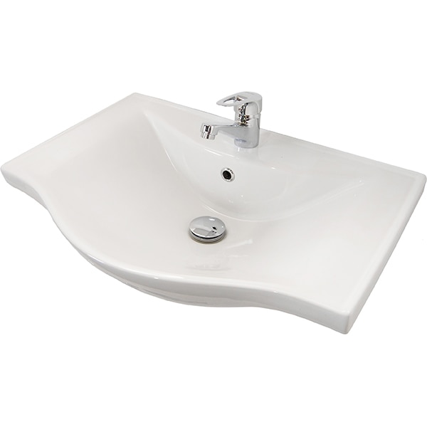 Set masca si lavoar Badenmob Seria 101, 60 x 45 x 81 cm, alb