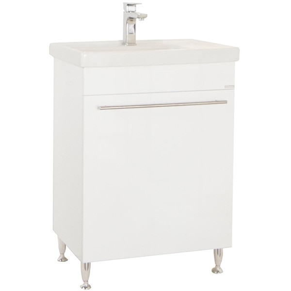 Set masca si lavoar Badenmob Seria 270, 60 x 38 x 81 cm, alb