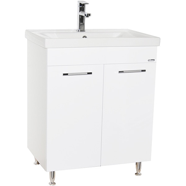 Set masca si lavoar Badenmob Seria 754, 61 x 46 x 83 cm, alb