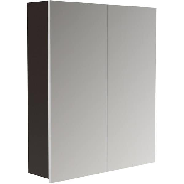 Oglinda baie cu dulap Woodart Milano, 60 x 16 x 70 cm, wenge