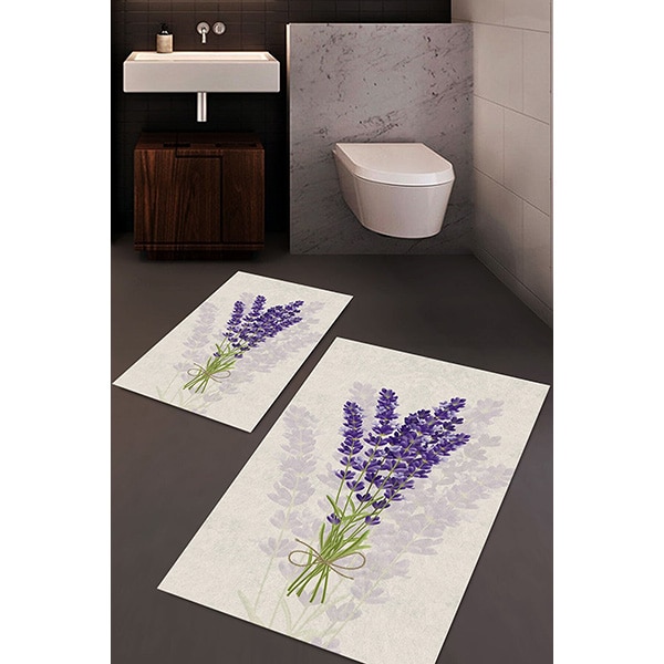 Set 2 covorase baie Lavanda, 60 x 100 cm, 40 x 60 cm, multicolor