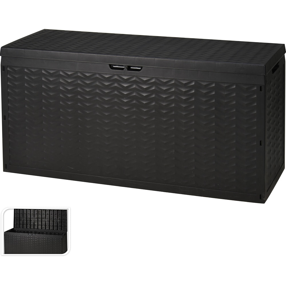 Lada depozitare gradina AMBIANCE Y54400840, polipropilena, 120 x 45 x 60 cm, gri