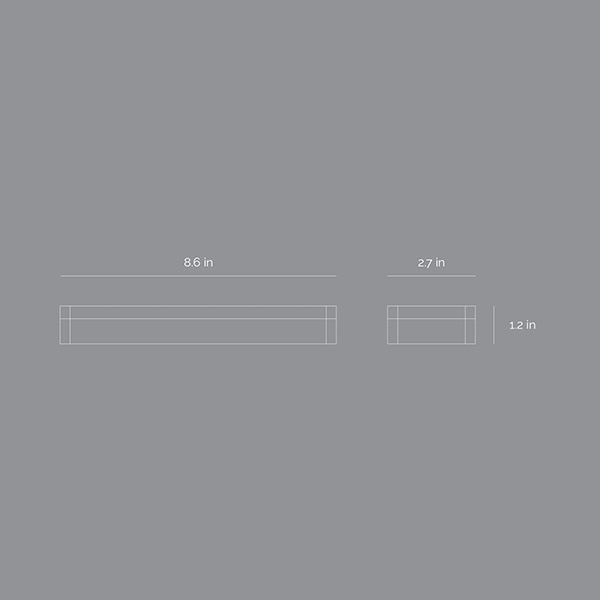 Cutie intrumente de scris SPIN Pencil, nuc, maro inchis