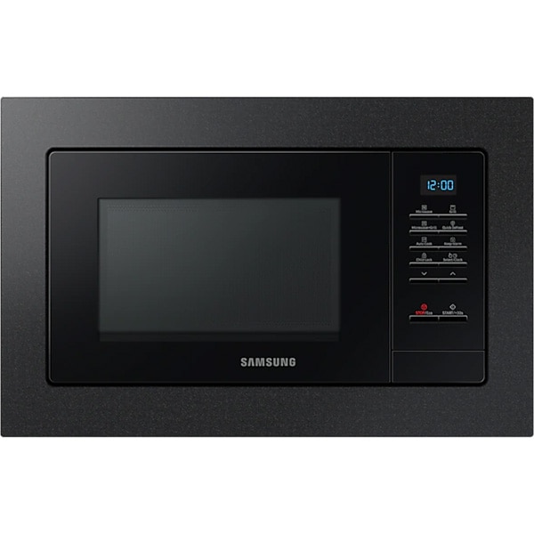 Cuptor cu microunde incorporabil SAMSUNG MG23A7013CB/OL, 23l, 800W, Grill, negru