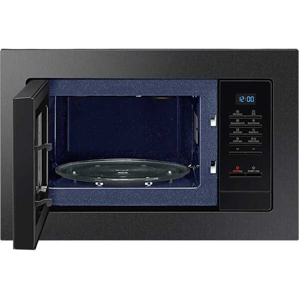 Cuptor cu microunde incorporabil SAMSUNG MG23A7013CB/OL, 23l, 800W, Grill, negru