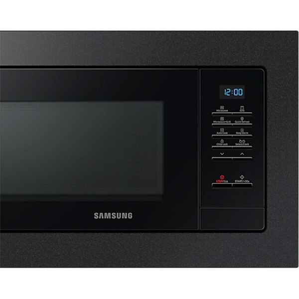 Cuptor cu microunde incorporabil SAMSUNG MG23A7013CB/OL, 23l, 800W, Grill, negru