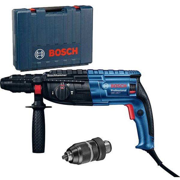 Ciocan rotopercutor BOSCH Professional GBH 240 F 0611273000, 790W, 2.7J, 930RPM, 4200BPM, SDS Plus, valiza transport