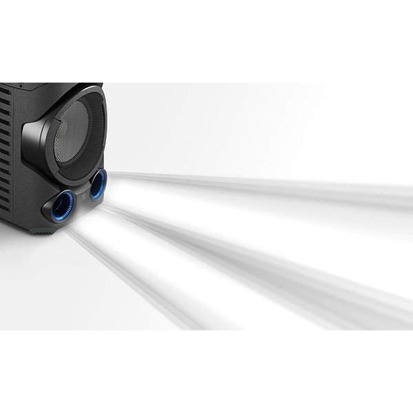 Sistem audio SONY MHC-V73D, Bluetooth, LDAC, Jet bass booster, FM, Party music, negru