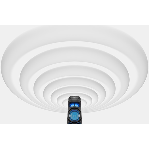 Sistem audio SONY MHC-V73D, Bluetooth, LDAC, Jet bass booster, FM, Party music, negru