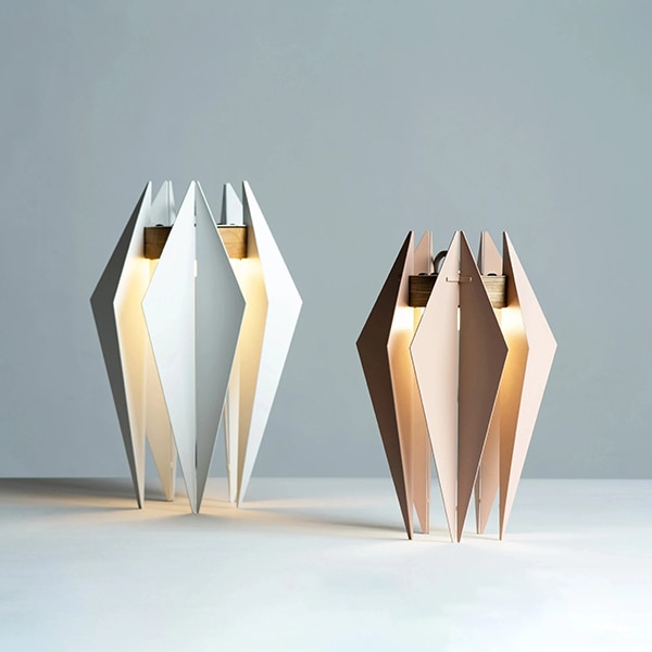 Lampa ambientala SPIN Hikari Large, gri