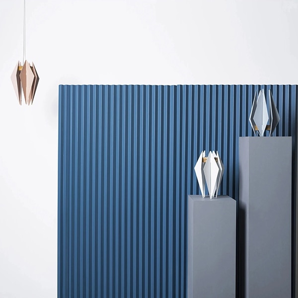 Lampa ambientala SPIN Hikari Small, gri