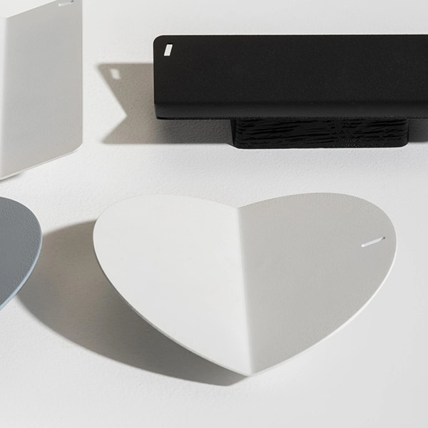 Suport accesorii birou SPIN Slide Circle, metal-lemn, alb