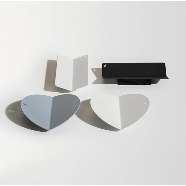 Suport accesorii birou SPIN Slide Circle, metal-lemn, alb