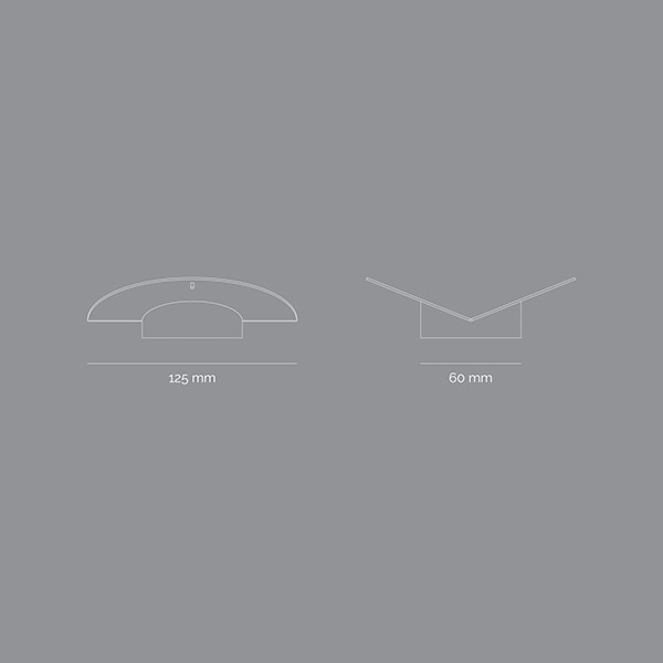 Suport accesorii birou SPIN Slide Circle, metal-lemn, alb