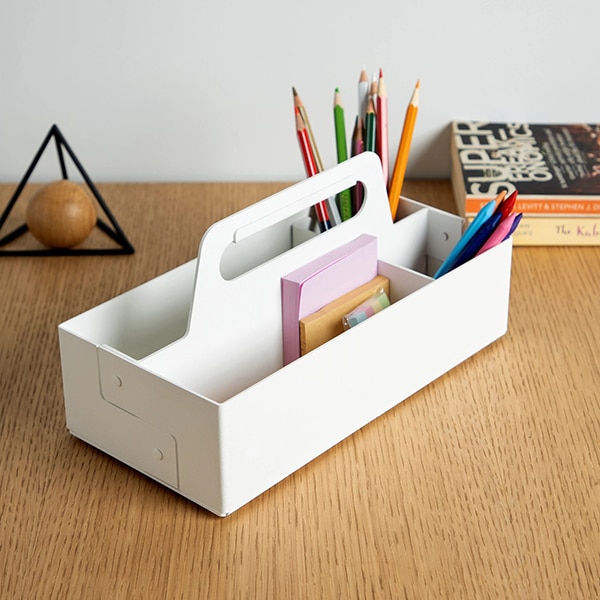 Cutie organizare SPIN Organizer Kit, metal, rosu