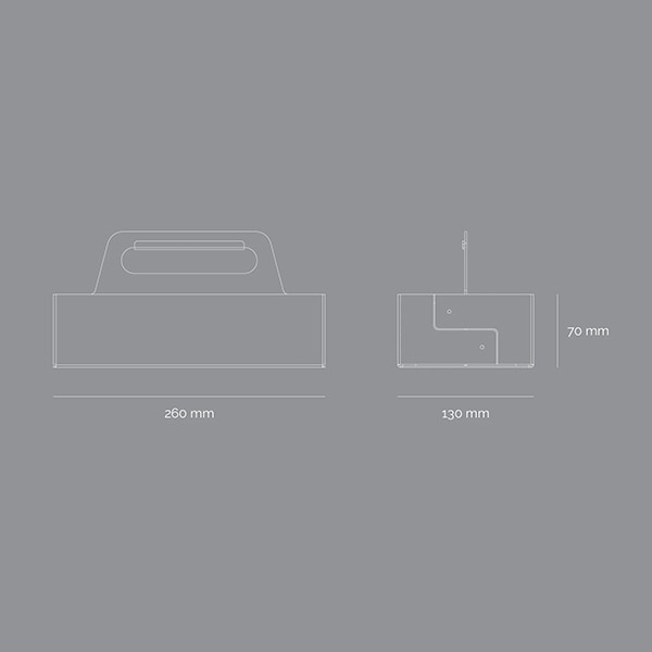 Cutie organizare SPIN Organizer Kit, metal, rosu