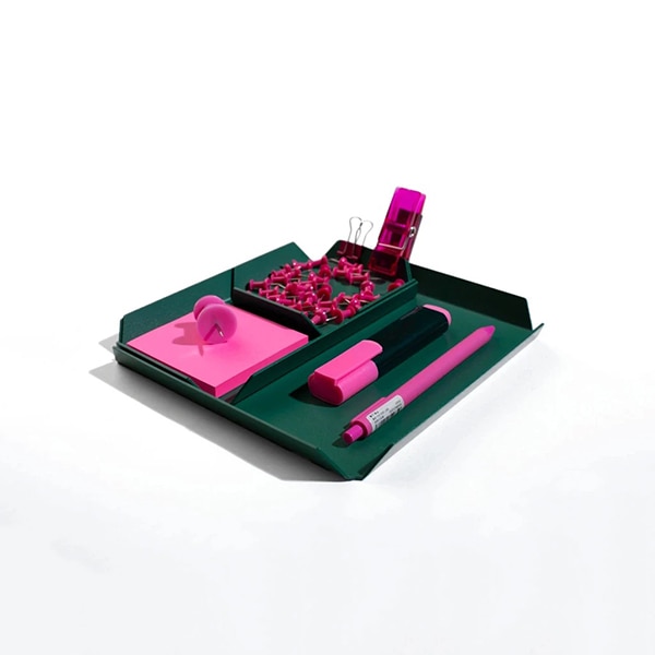 Set 3 tavite SPIN Treyo, aluminiu, verde