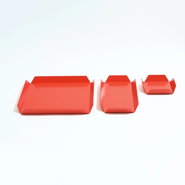 Set 3 tavite SPIN Treyo, aluminiu, rosu