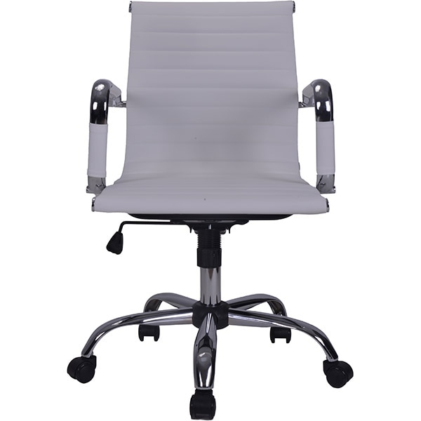 Scaun birou operational MYRIA 3508WH, poliuretan, alb