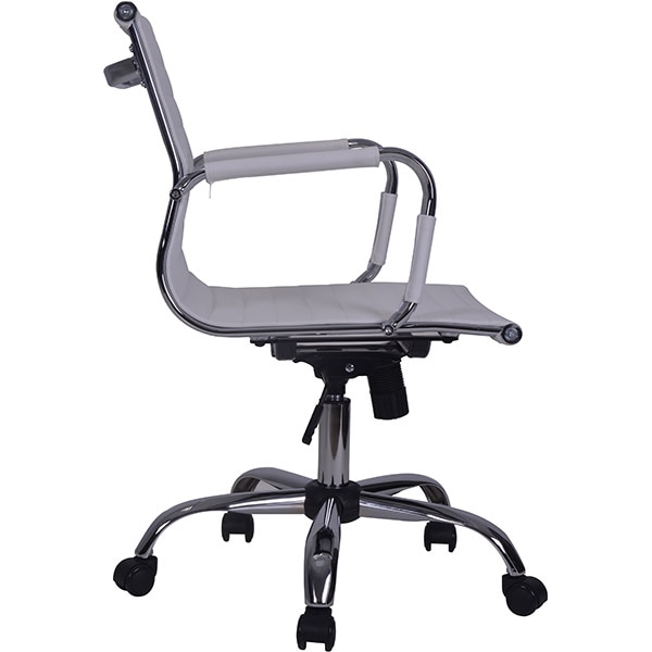 Scaun birou operational MYRIA 3508WH, poliuretan, alb